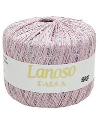 Sợi lấp lánh Parla nhập từ Lanoso, đan móc áo, váy, khăn