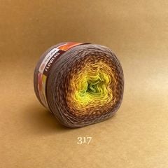 Len cotton cầu vồng Flowers - Yarnart - 250g dài 1000m (Bảng màu từ 301-320)