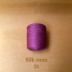 Cuộn sợi 100% Silk 1mm, 300g màu trơn