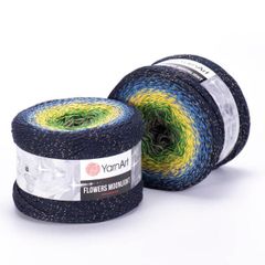 Len lấp lánh Flowers Moonlight - Yarnart đan móc áo, váy, khăn tam giác, áo khoác