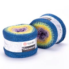 Len lấp lánh Flowers Moonlight - Yarnart đan móc áo, váy, khăn tam giác, áo khoác