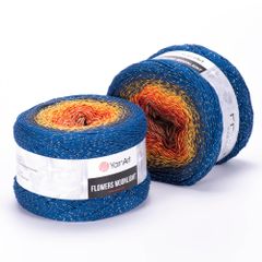 Len lấp lánh Flowers Moonlight - Yarnart đan móc áo, váy, khăn tam giác, áo khoác