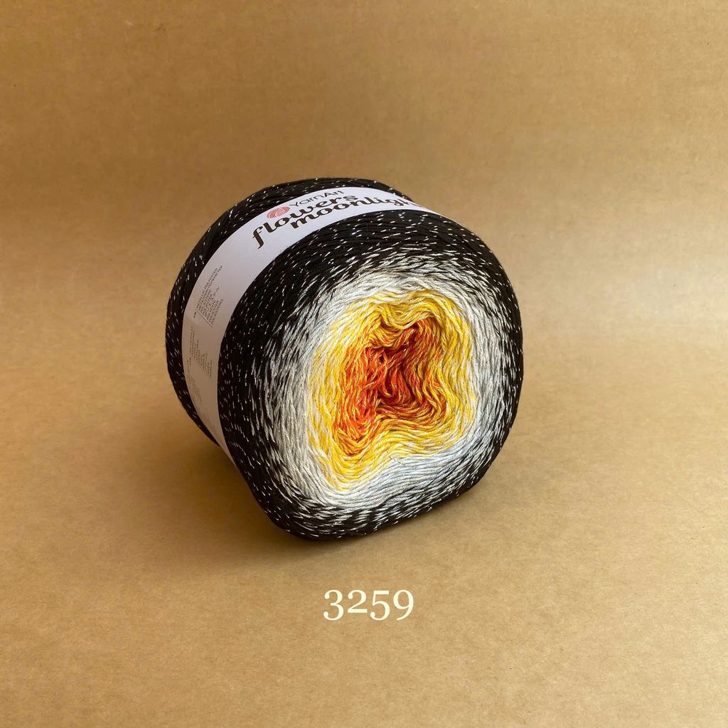 Len lấp lánh Flowers Moonlight - Yarnart đan móc áo, váy, khăn tam giác, áo khoác