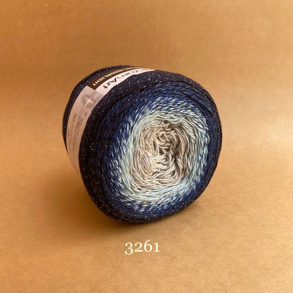 Len lấp lánh Flowers Moonlight - Yarnart đan móc áo, váy, khăn tam giác, áo khoác