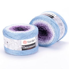 Len lấp lánh Flowers Moonlight - Yarnart đan móc áo, váy, khăn tam giác, áo khoác