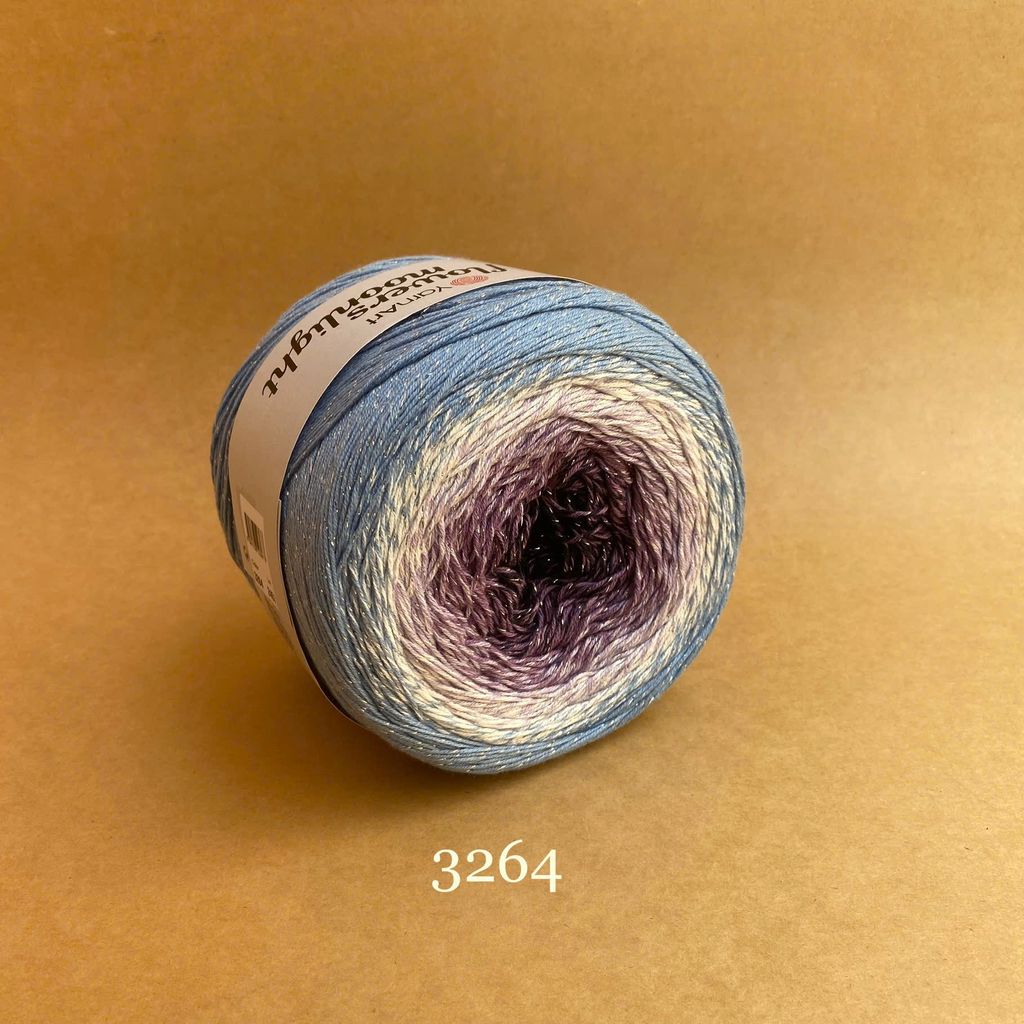 Len lấp lánh Flowers Moonlight - Yarnart đan móc áo, váy, khăn tam giác, áo khoác