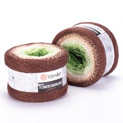 Len lấp lánh Flowers Moonlight - Yarnart đan móc áo, váy, khăn tam giác, áo khoác