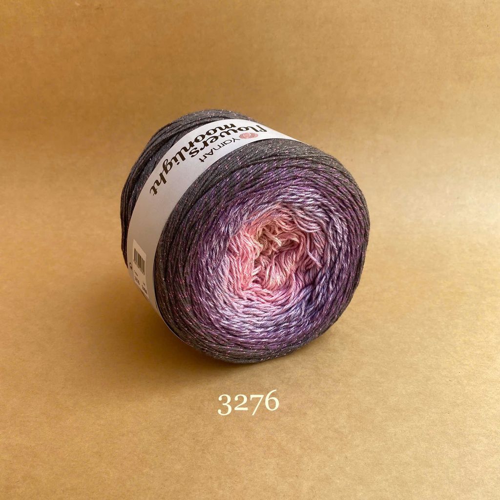 Len lấp lánh Flowers Moonlight - Yarnart đan móc áo, váy, khăn tam giác, áo khoác