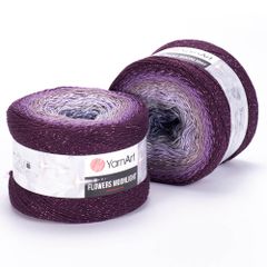 Len lấp lánh Flowers Moonlight - Yarnart đan móc áo, váy, khăn tam giác, áo khoác