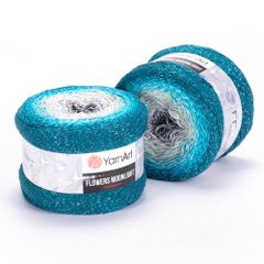 Len lấp lánh Flowers Moonlight - Yarnart đan móc áo, váy, khăn tam giác, áo khoác