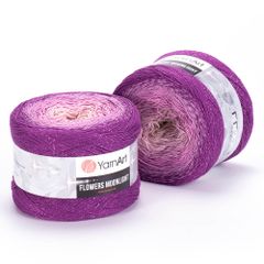 Len lấp lánh Flowers Moonlight - Yarnart đan móc áo, váy, khăn tam giác, áo khoác