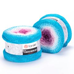 Len lấp lánh Flowers Moonlight - Yarnart đan móc áo, váy, khăn tam giác, áo khoác