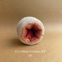 Sợi cầu vồng Cotton 0.6mm, kim tuyến
