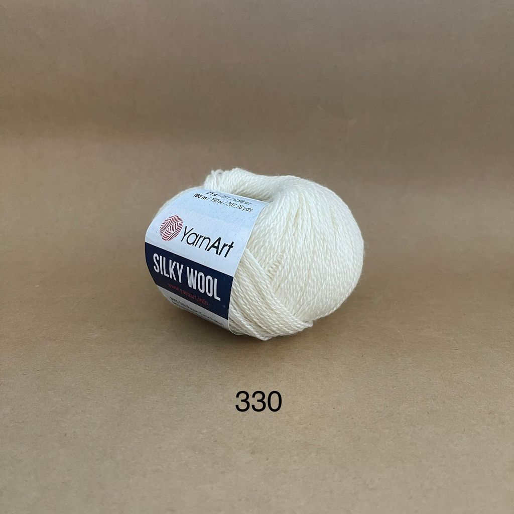 Len lông cừu Silky Wool nhập khẩu từ Yarnart đan móc áo, váy, khăn