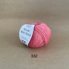 Len lông cừu Silky Wool nhập khẩu từ Yarnart đan móc áo, váy, khăn