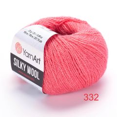 Len lông cừu Silky Wool nhập khẩu từ Yarnart đan móc áo, váy, khăn