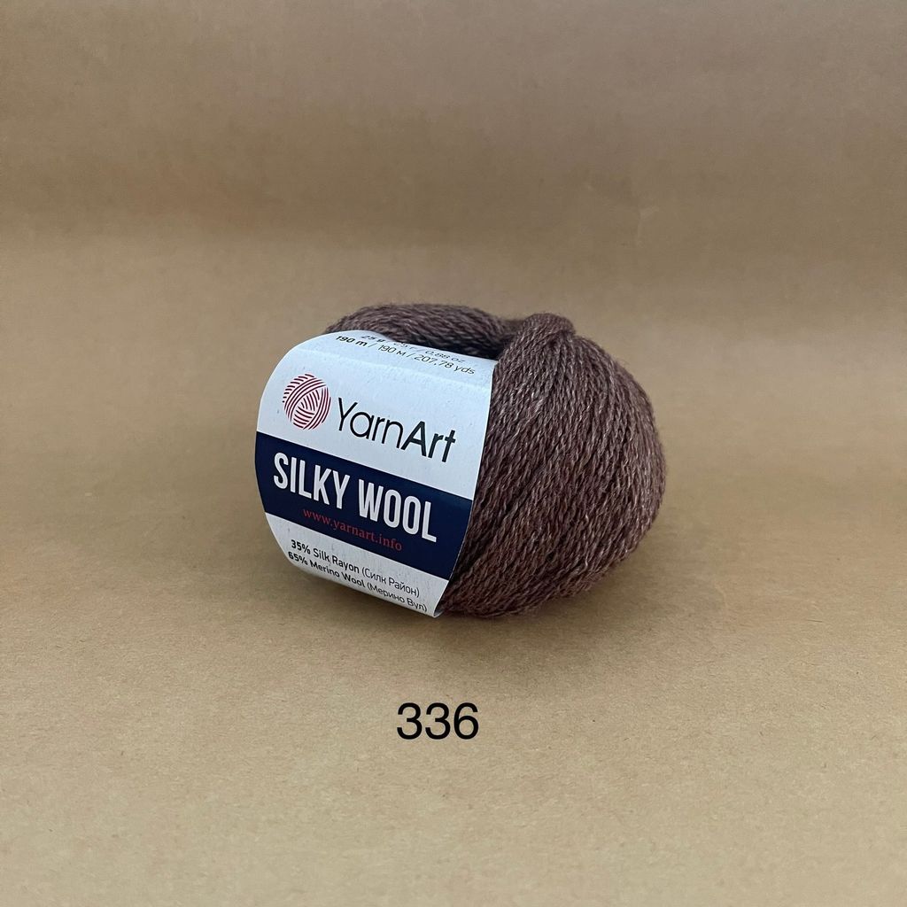 Len lông cừu Silky Wool nhập khẩu từ Yarnart đan móc áo, váy, khăn