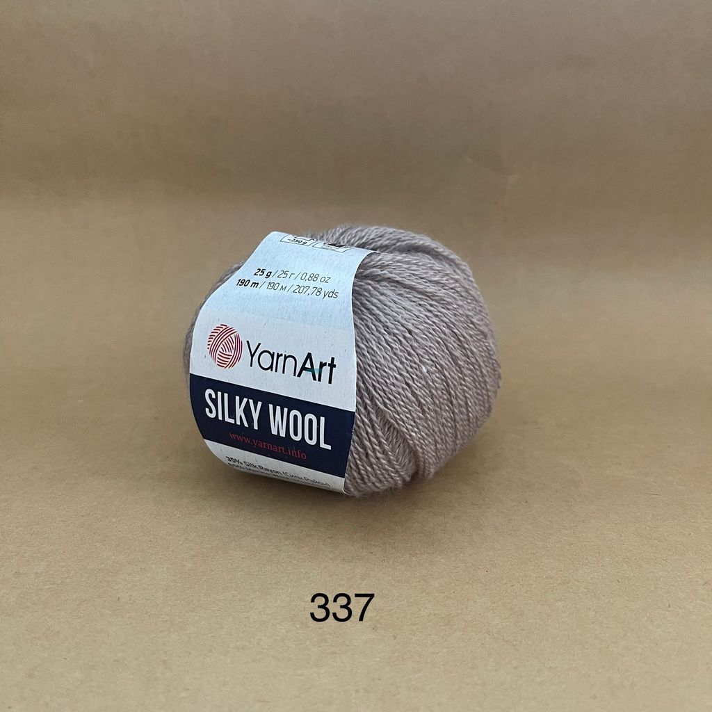 Len lông cừu Silky Wool nhập khẩu từ Yarnart đan móc áo, váy, khăn