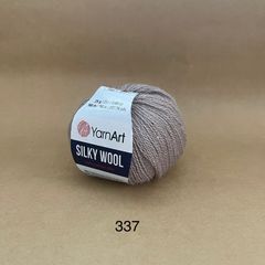 Len lông cừu Silky Wool nhập khẩu từ Yarnart đan móc áo, váy, khăn