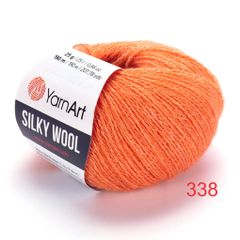 Len lông cừu Silky Wool nhập khẩu từ Yarnart đan móc áo, váy, khăn