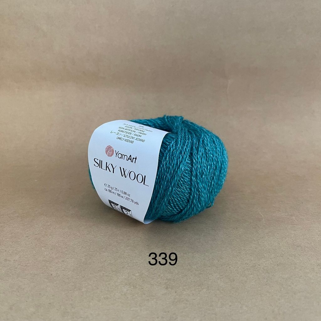 Len lông cừu Silky Wool nhập khẩu từ Yarnart đan móc áo, váy, khăn