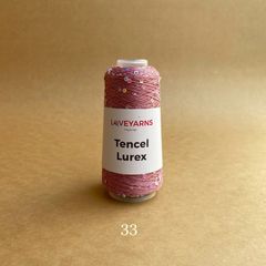 Sợi Tencel Lurex nhập từ Loveyarns, đan móc áo, khăn