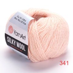 Len lông cừu Silky Wool nhập khẩu từ Yarnart đan móc áo, váy, khăn