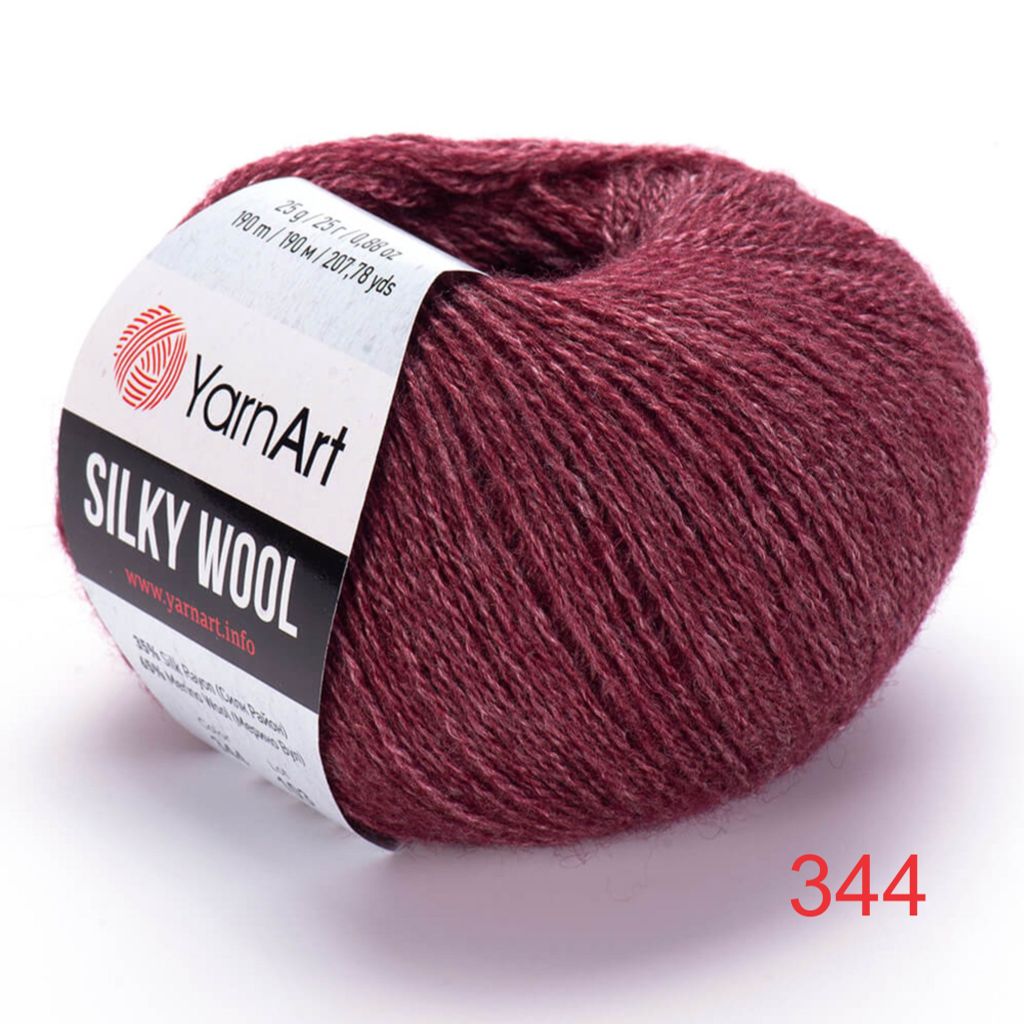 Len lông cừu Silky Wool nhập khẩu từ Yarnart đan móc áo, váy, khăn