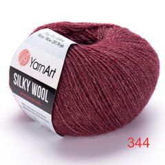 Len lông cừu Silky Wool nhập khẩu từ Yarnart đan móc áo, váy, khăn