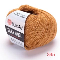Len lông cừu Silky Wool nhập khẩu từ Yarnart đan móc áo, váy, khăn