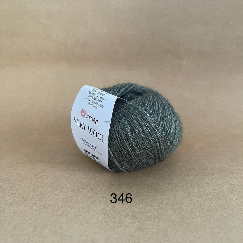 Len lông cừu Silky Wool nhập khẩu từ Yarnart đan móc áo, váy, khăn