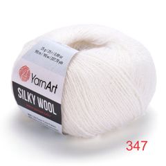 Len lông cừu Silky Wool nhập khẩu từ Yarnart đan móc áo, váy, khăn