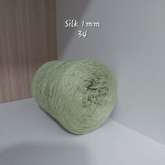 Cuộn sợi 100% Silk 1mm, 300g màu trơn