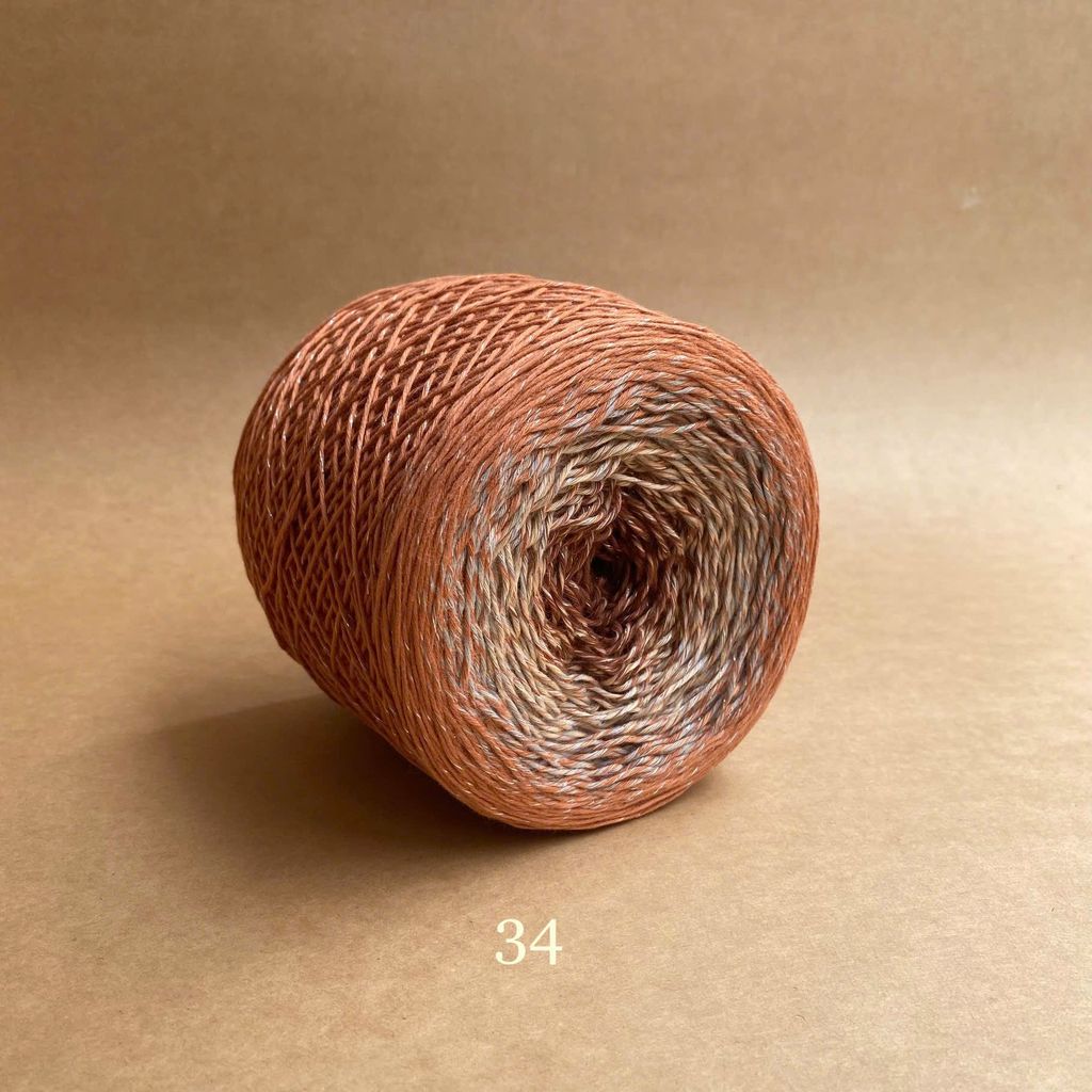 Sợi cầu vồng Cotton 1.2mm, kim tuyến
