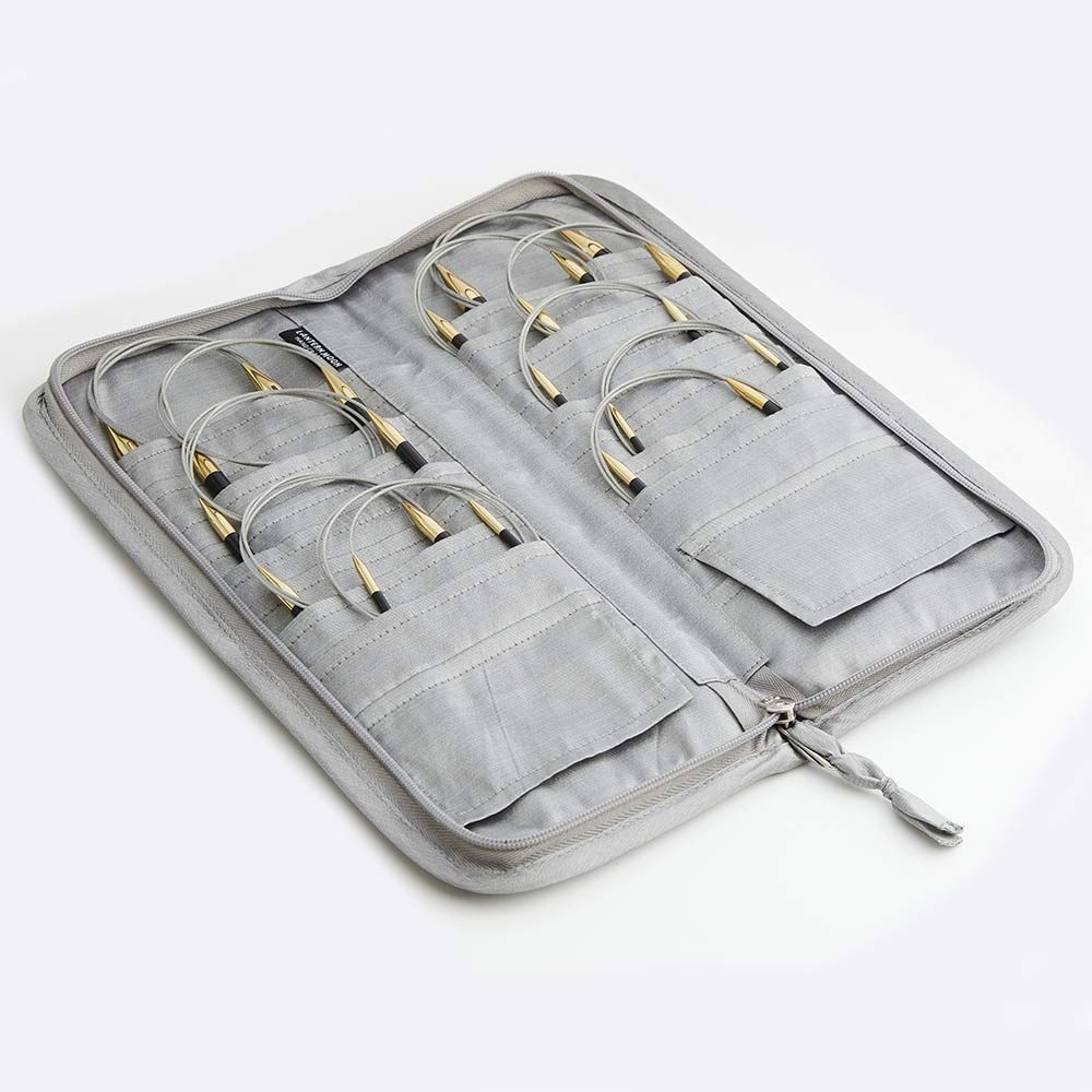 Ví đựng kim đan vòng, Lantern Moon nhập khẩu từ Knitpro - Circular Needles Empty Case