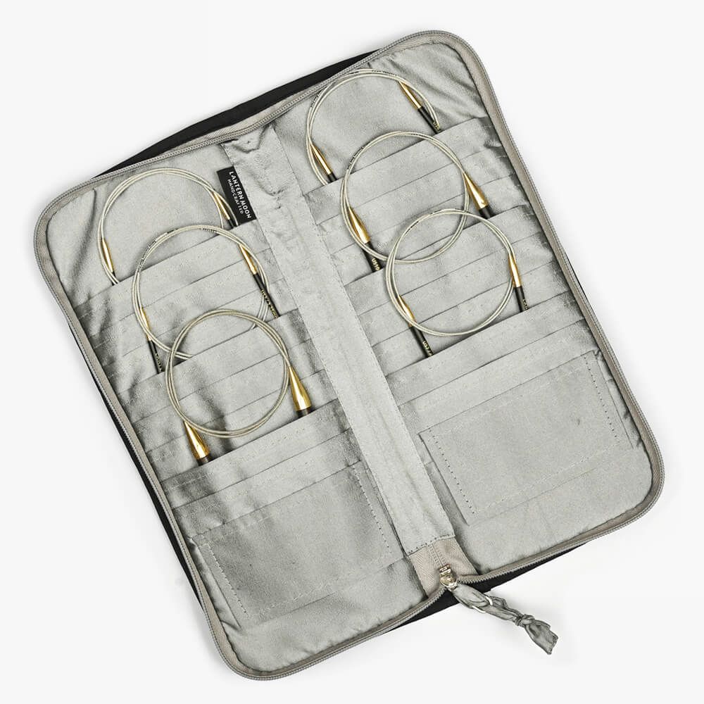 Ví đựng kim đan vòng, Lantern Moon nhập khẩu từ Knitpro - Circular Needles Empty Case
