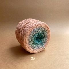 Sợi cầu vồng Cotton 1.2mm, kim tuyến