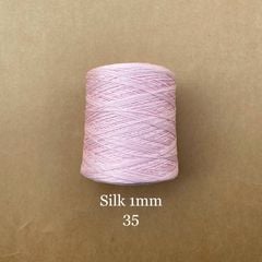 Cuộn sợi 100% Silk 1mm, 300g màu trơn