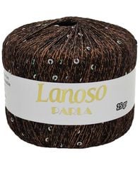 Sợi lấp lánh Parla nhập từ Lanoso, đan móc áo, váy, khăn