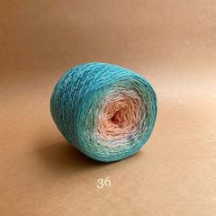 Sợi cầu vồng Cotton 1.2mm, kim tuyến
