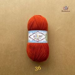 Len hè Cotton Gold Fine Baby nhập khẩu từ Alize Yarns, dành cho bé, đan móc áo, váy