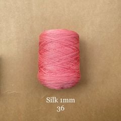 Cuộn sợi 100% Silk 1mm, 300g màu trơn