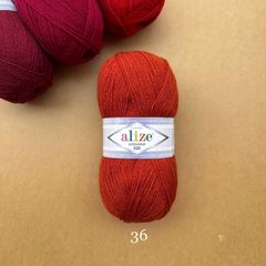 Cuộn len ấm Lanagold 800 hãng Alize siêu dôi, siêu ấm đan móc khăn, áo ấm cực thích