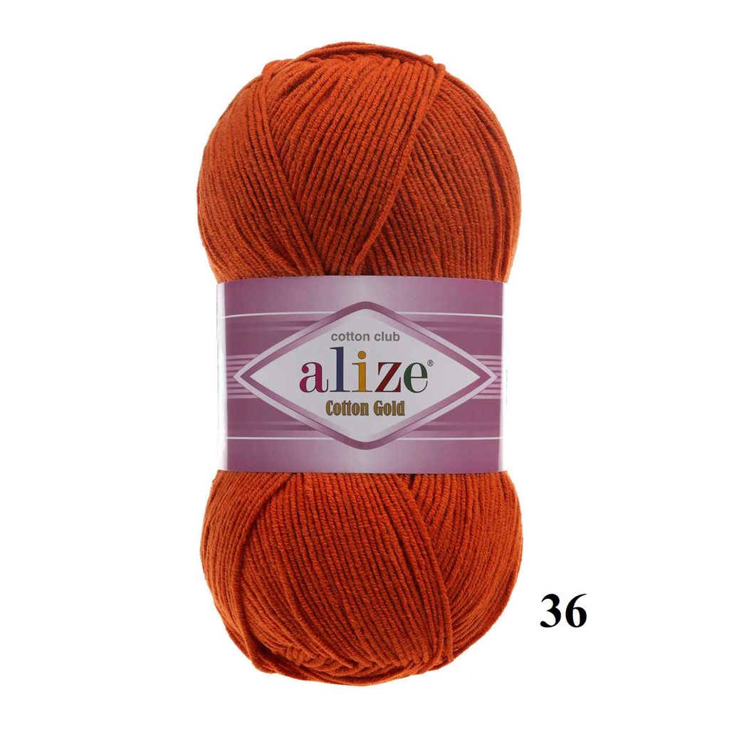 Len hè Cotton Gold nhập khẩu từ Alize Yarns, đan móc đồ hè, thú, nón cực xinh