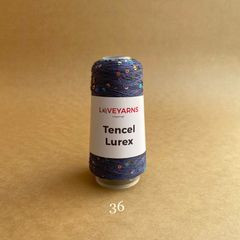 Sợi Tencel Lurex nhập từ Loveyarns, đan móc áo, khăn