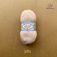Len hè Cotton Gold Fine Baby nhập khẩu từ Alize Yarns, dành cho bé, đan móc áo, váy