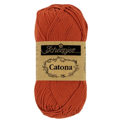 Sợi cotton Catona 50g - Scheepjes, đan móc áo, nón, búp bê