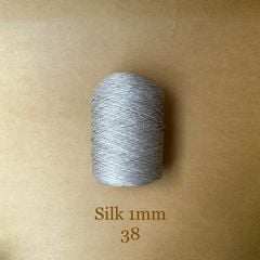 Cuộn sợi 100% Silk 1mm, 300g màu trơn