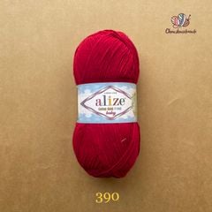 Len hè Cotton Gold Fine Baby nhập khẩu từ Alize Yarns, dành cho bé, đan móc áo, váy