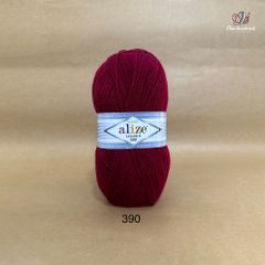 Cuộn len ấm Lanagold 800 hãng Alize siêu dôi, siêu ấm đan móc khăn, áo ấm cực thích